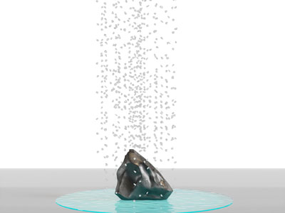 现代石头水景雕塑雕刻3d模型 现代石头水景雕塑雕刻