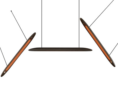 现代梭形灯罩吊灯