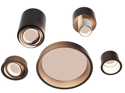 现代可转向筒灯射灯 吸顶灯