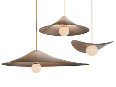 现代不规则圆形灯罩吊灯