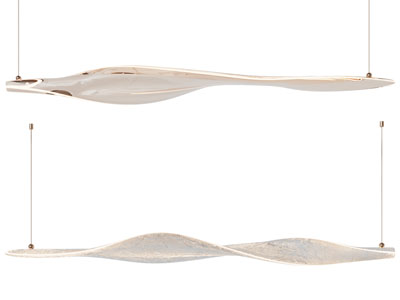 现代扭曲带状吊灯