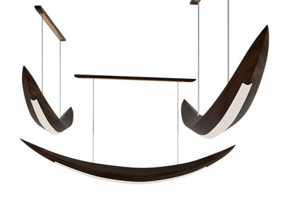 现代小舟造的吊灯