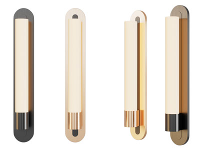 现代圆柱形灯罩壁灯