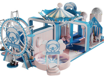 现代儿童游乐场游乐设备