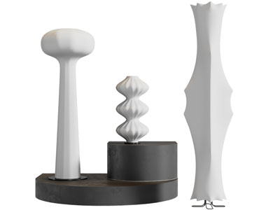 侘寂风落地灯 台灯 氛围灯