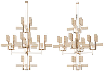 新中式长方体灯罩吊灯