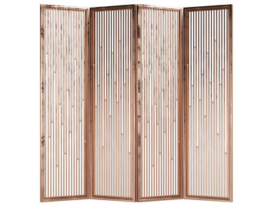 新中式实木屏风