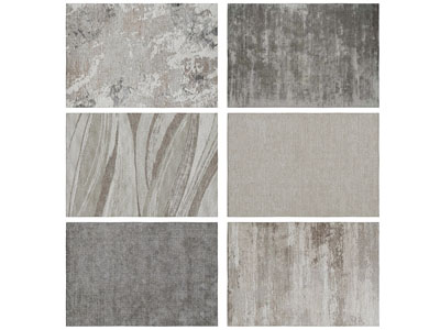 现代长方形地毯3d模型 现代长方形地毯