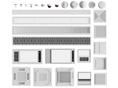 现代空调出风口、暖风机