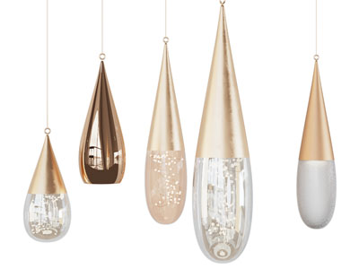 现代水滴造吊灯