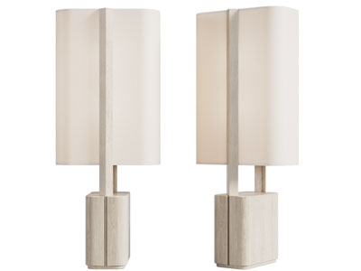 现代椭圆形灯罩台灯