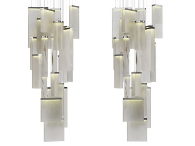 新中式方形吊灯