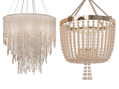 现代圆形水晶吊坠吊灯