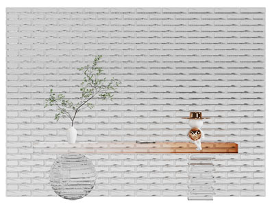 现代玻璃墙隔断、亚克力端景台3d模型 现代玻璃墙隔断、亚克力端景台