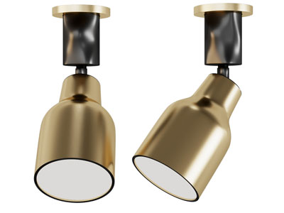 现代金属可转向吸顶灯 筒灯射灯