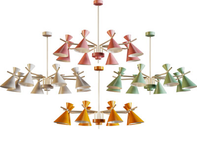 北欧金属灯罩吊灯