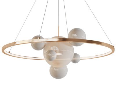 现代轻奢行星吊灯