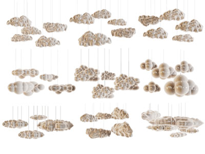 现代云朵吊灯