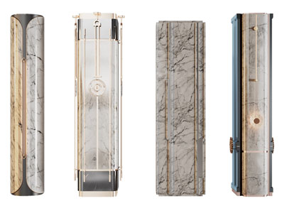 现代大理石纹理装饰的壁灯