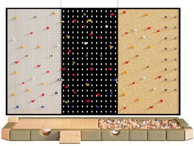 现代儿童攀岩墙、海洋池娱乐设备