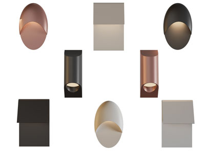 现代金属感应灯 壁灯