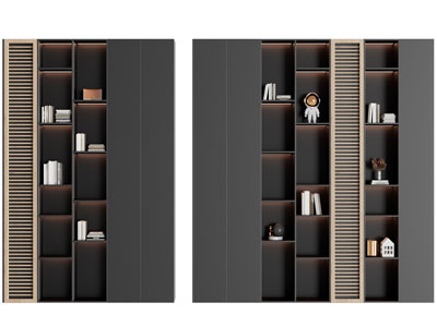 现代装饰柜、书柜