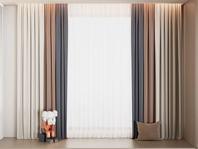 现代窗帘窗纱