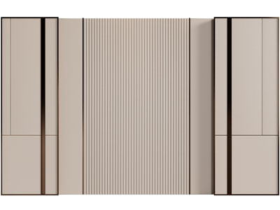 现代背景墙3d模型 现代背景墙