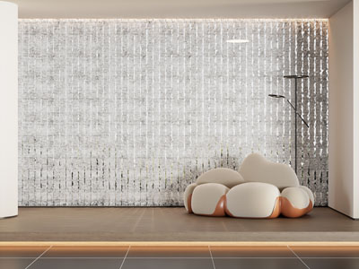 现代阳台拉帘窗帘、梦幻帘