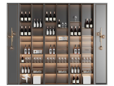 现代轻奢酒柜