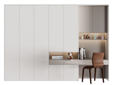 现代衣柜梳妆台组合柜3d模型 现代衣柜梳妆台组合柜