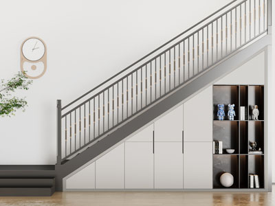 现代转交楼梯间装饰柜