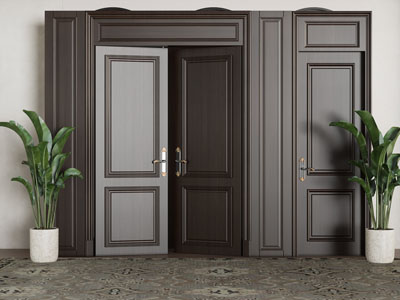 美式单扇、双扇平开门