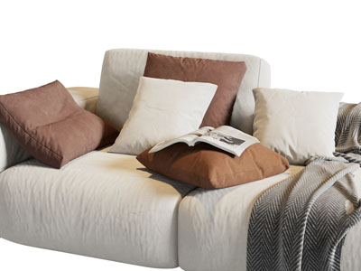 现代布艺沙发靠垫抱枕