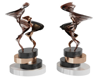 现代工艺品雕塑雕刻摆件3d模型 现代工艺品雕塑雕刻摆件