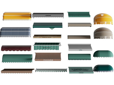 现代遮阳棚、雨棚