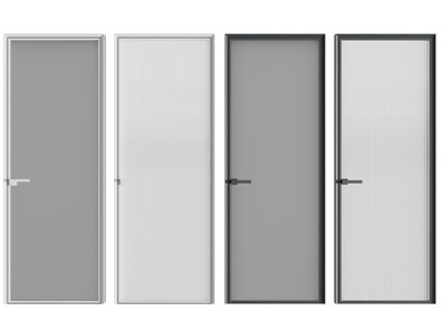 现代单扇平开门