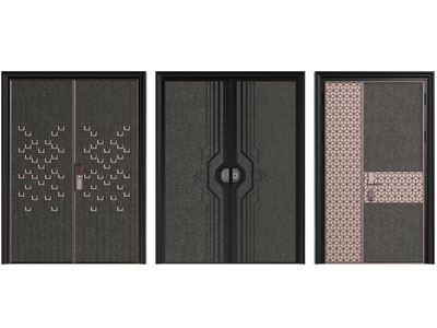 新中式双开门 大门