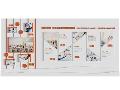 现代企业文化墙