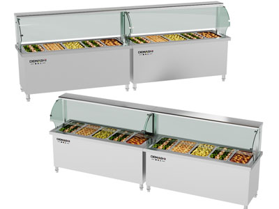 现代商用快餐保温车、保温台3d模型 现代商用快餐保温车、保温台