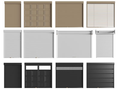 现代卷闸门、防盗门、大门