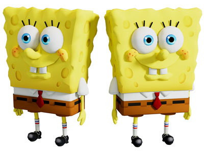 现代海绵宝宝玩具摆件