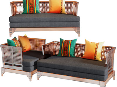 东南亚多人、单人沙发