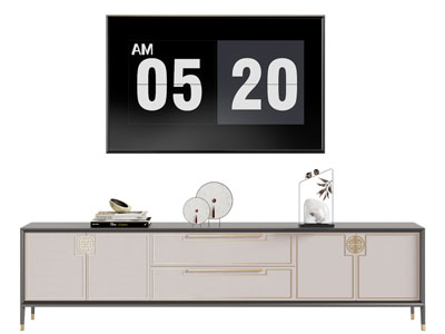 新中式电视柜 电视机 摆件