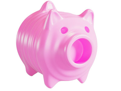 现代小猪玩偶摆件