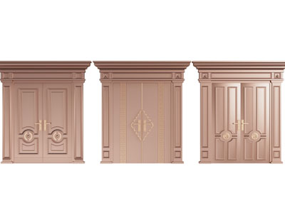 欧式铜制双开门、大门