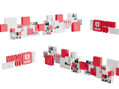 现代活动推广美陈