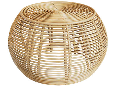 现代藤编镂空坐凳、凳子