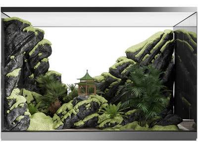 新中式室内景观园艺小品