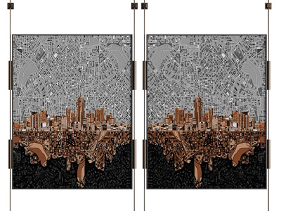 现代装饰挂画3d模型 现代装饰挂画